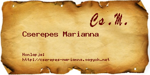 Cserepes Marianna névjegykártya
